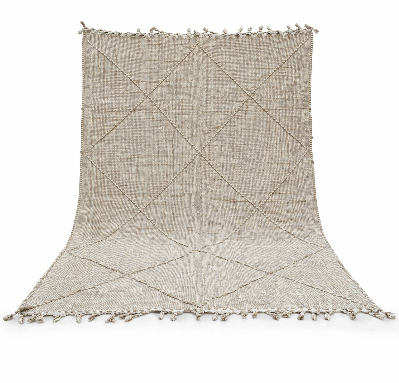 Berber Fine Wool Rug – Subtle Diamond