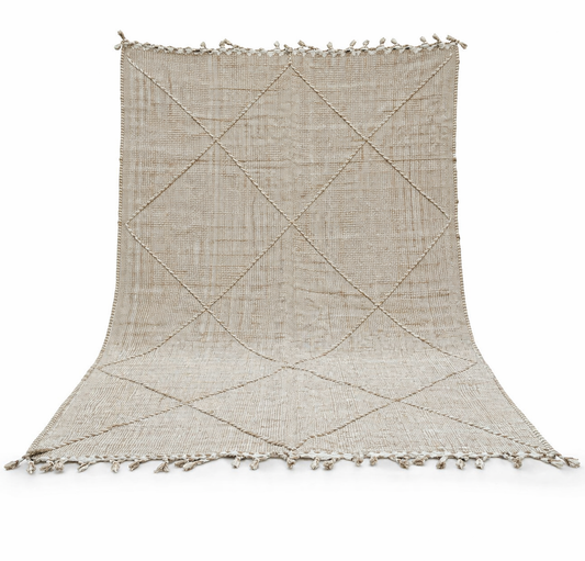 Berber Fine Wool Rug – Subtle Diamond