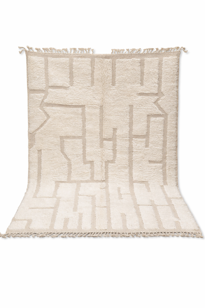 Berber Thick Wool Rug – Blocks