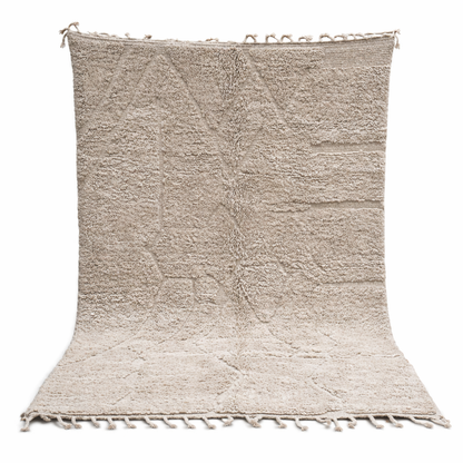 Berber Thick Wool Rug – Diamond Relief