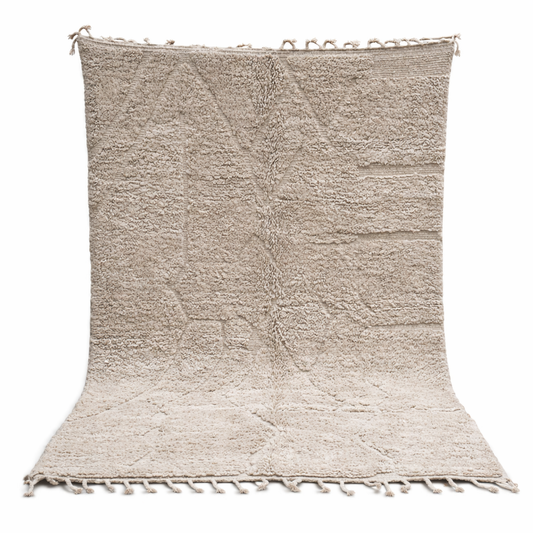 Berber Thick Wool Rug – Diamond Relief