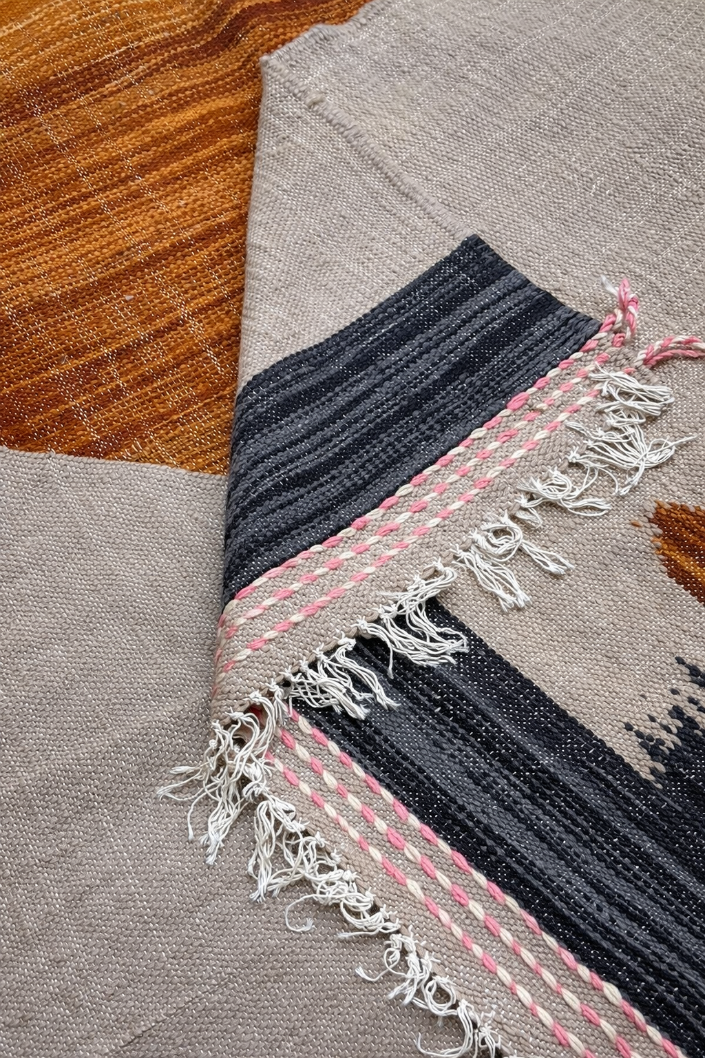 Berber Fine Wool Rug – Sunset Layers