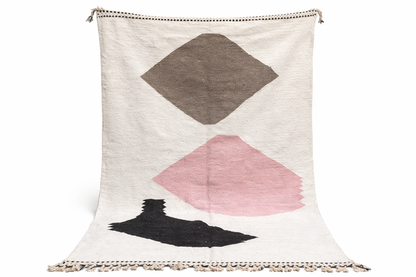 Berber Fine Wool Rug – Abstract Forms