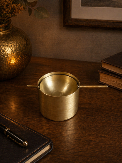 Handmade Brass Swing Ashtray