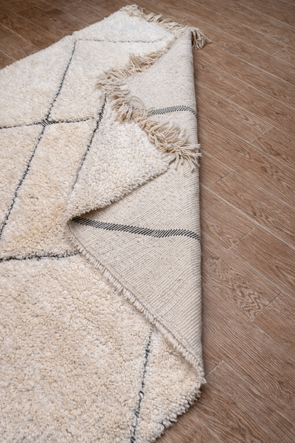 Berber Thick Wool Rug – Diamond