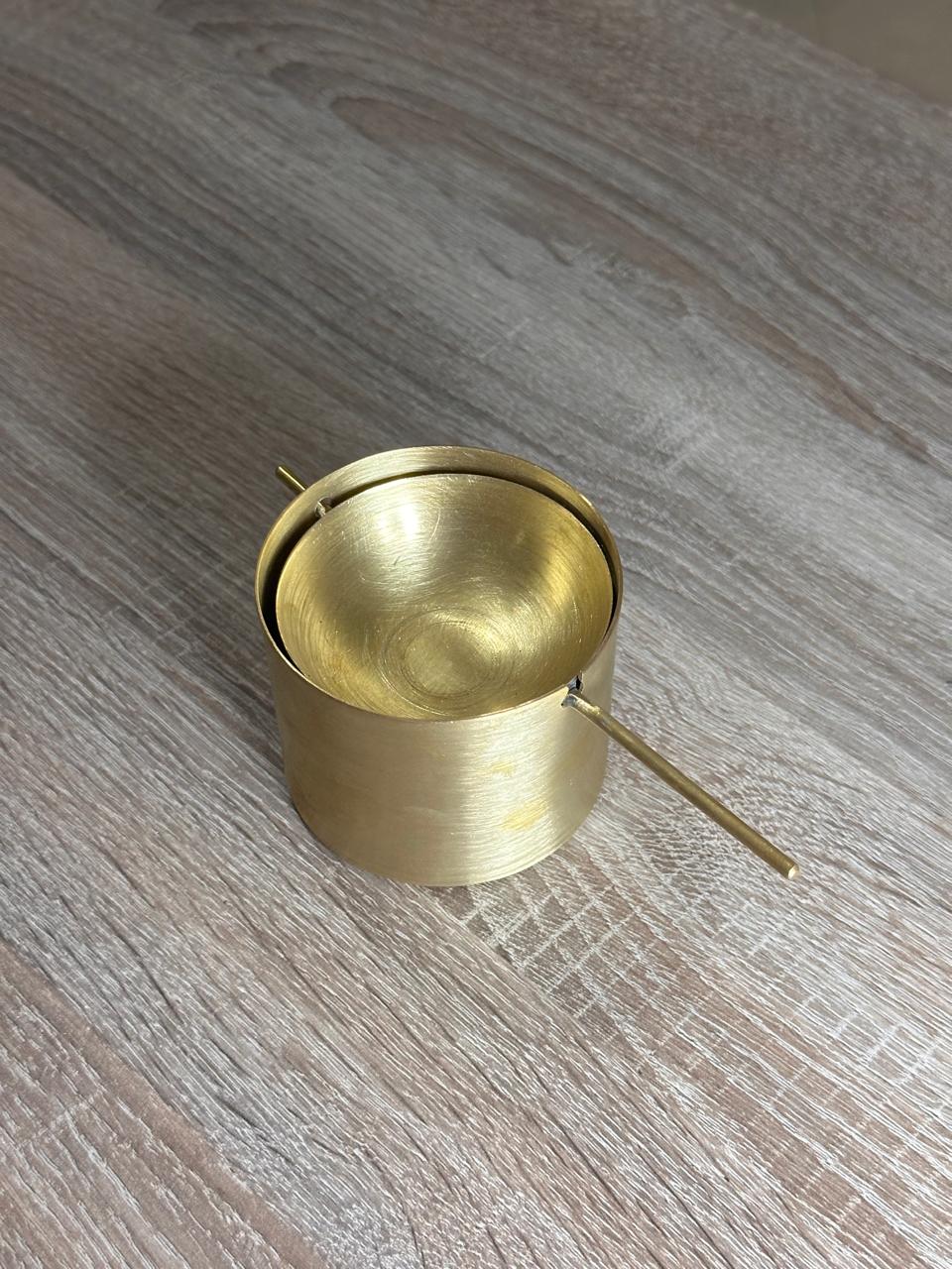 Handmade Brass Swing Ashtray
