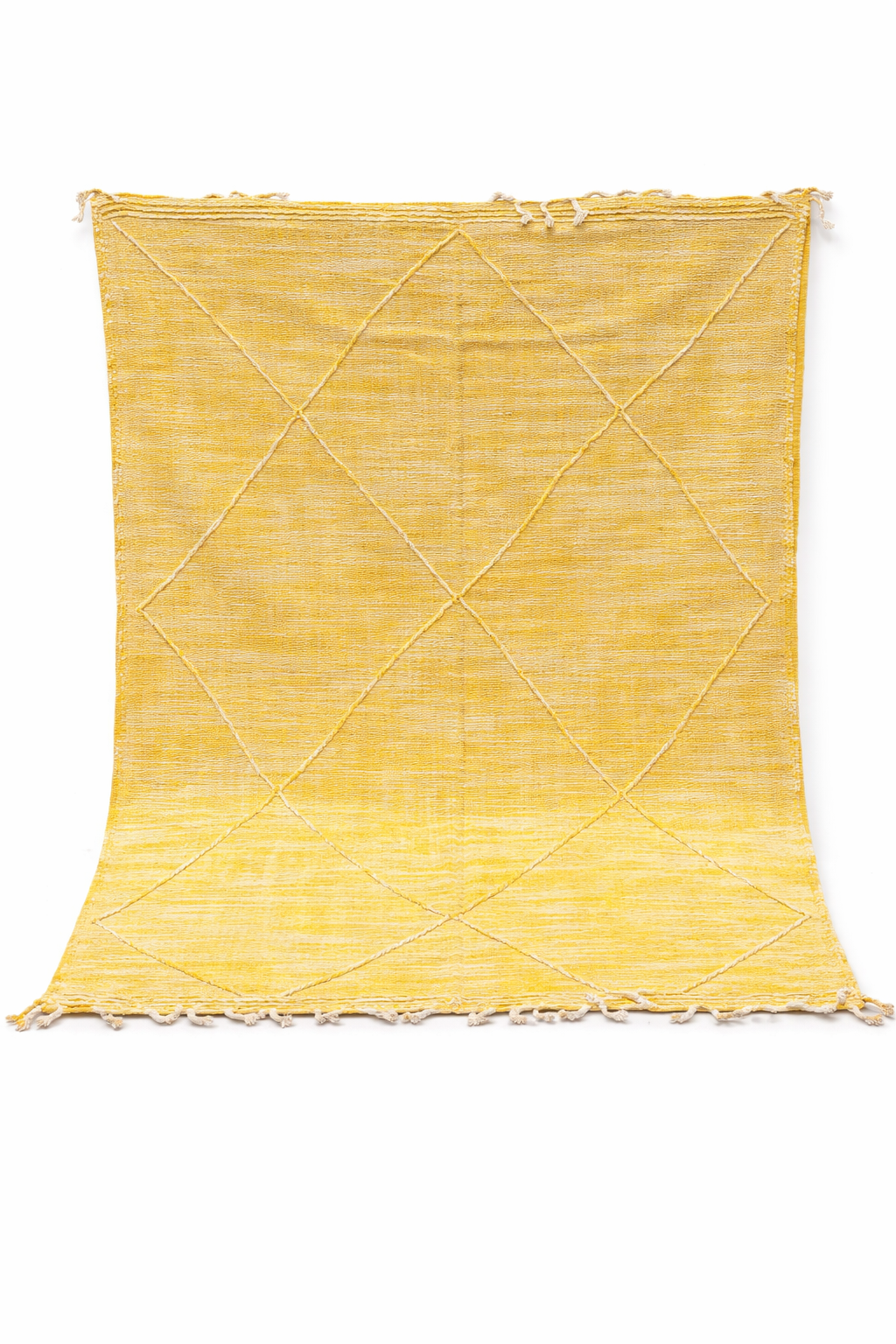 Berber Fine Wool Rug – Golden Diamond Light